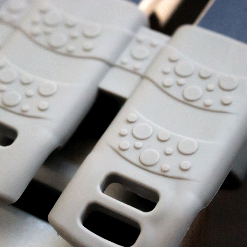 This image shows the TPE soft adhesive of the bed frame