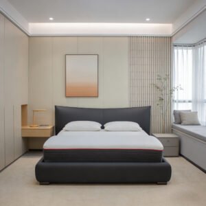 This picture shows the use scenario of smart electric mattresses